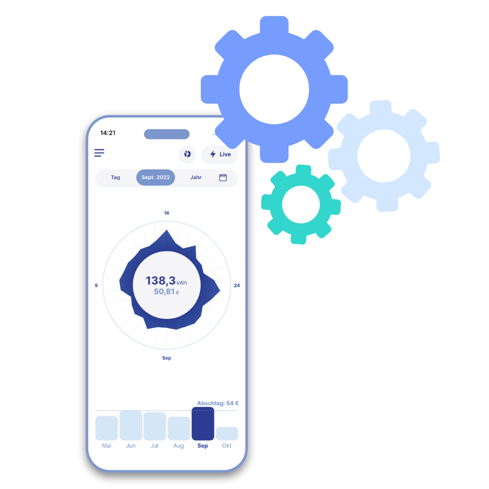 App-Ansicht des Upgrades